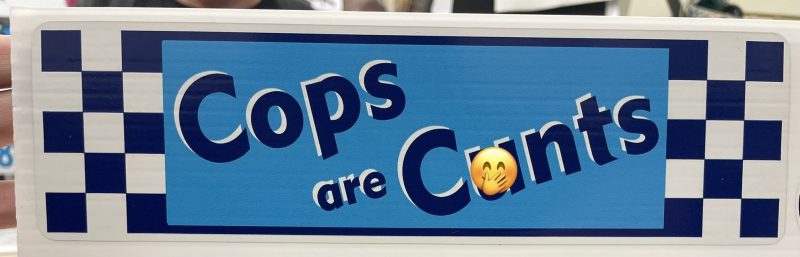 COPS ARE KENTS STICKERS by KILLER GRAFFIX RATROD HOTROD FORD GM RACECAR