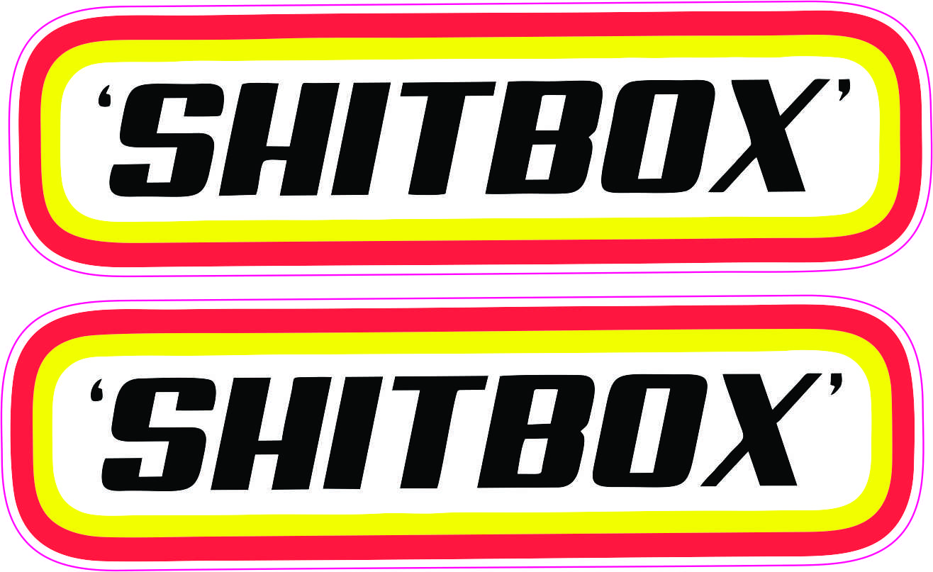 SHITBOX by KILLER GRAFFIX RATROD HOTROD FORD GM RACECAR